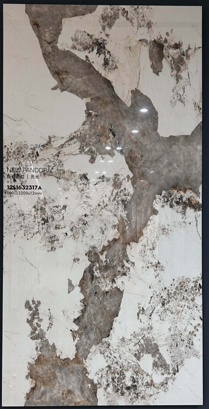 New Pandora 1600 x 3200 mm crystalline gloss sintered stone slab