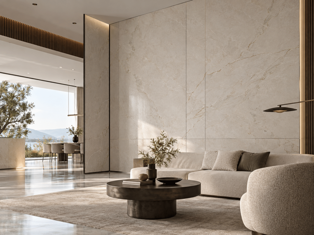 3mm sintered stone wall panels for interior projects